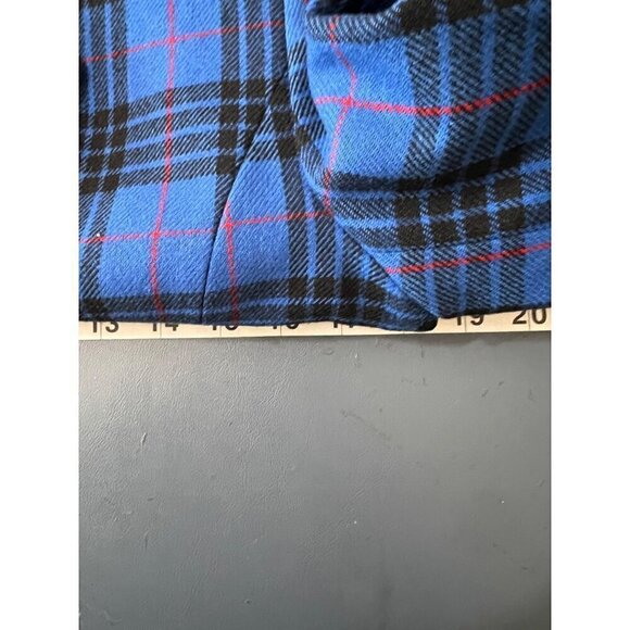 Vintage Pendleton Womens Blue Plaid Blazer Sz 6 Virgin Wool Velvet USA - Picture 12 of 13